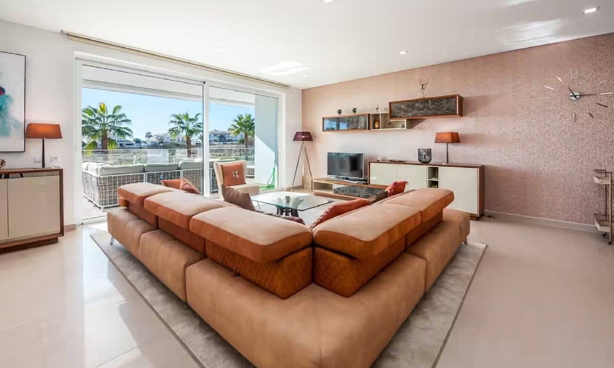 Porto de Mos Apartment | Huge Terrace | Sea View | Direct Access to the Pool
