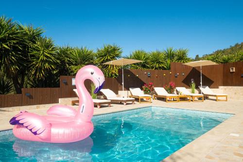 Luzianes Villa | Luxe villa for 8 - Heated Pool -AC -BBQ Area - Patio - 160Mbps - Olives - Palm - vineyard