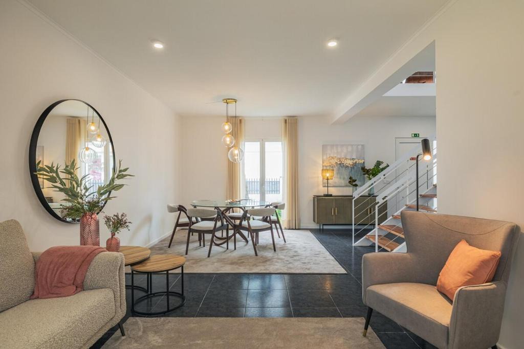 Ribeira Grande House | Modern 3BR Home, AC in All Rooms, Walk to 2 Beaches, Private Patio, Washer & Dryer
