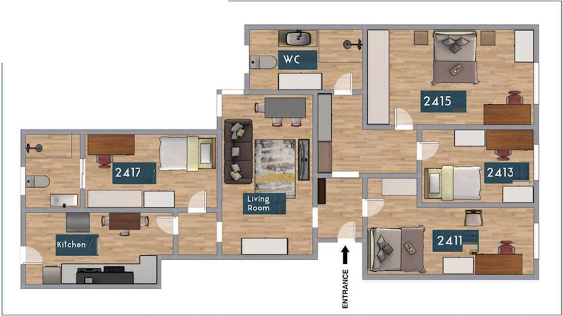 Sao Domingos de Benfica Resort | Private room ∙ 1 bedroom ∙ 1 guest