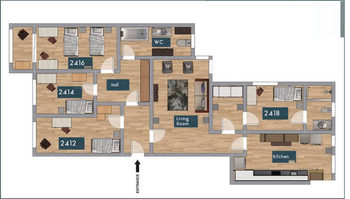 Sao Domingos de Benfica Resort | Private room ∙ 1 bedroom ∙ 1 guest