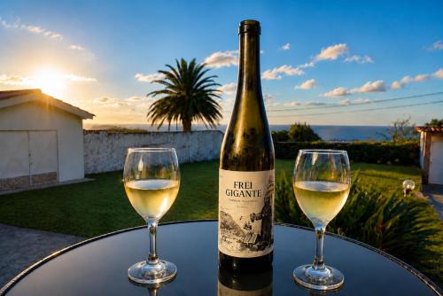 Ribeira Grande Villa | Quinta do Sol Ocean Villa with Spa Bath & Volcano Views