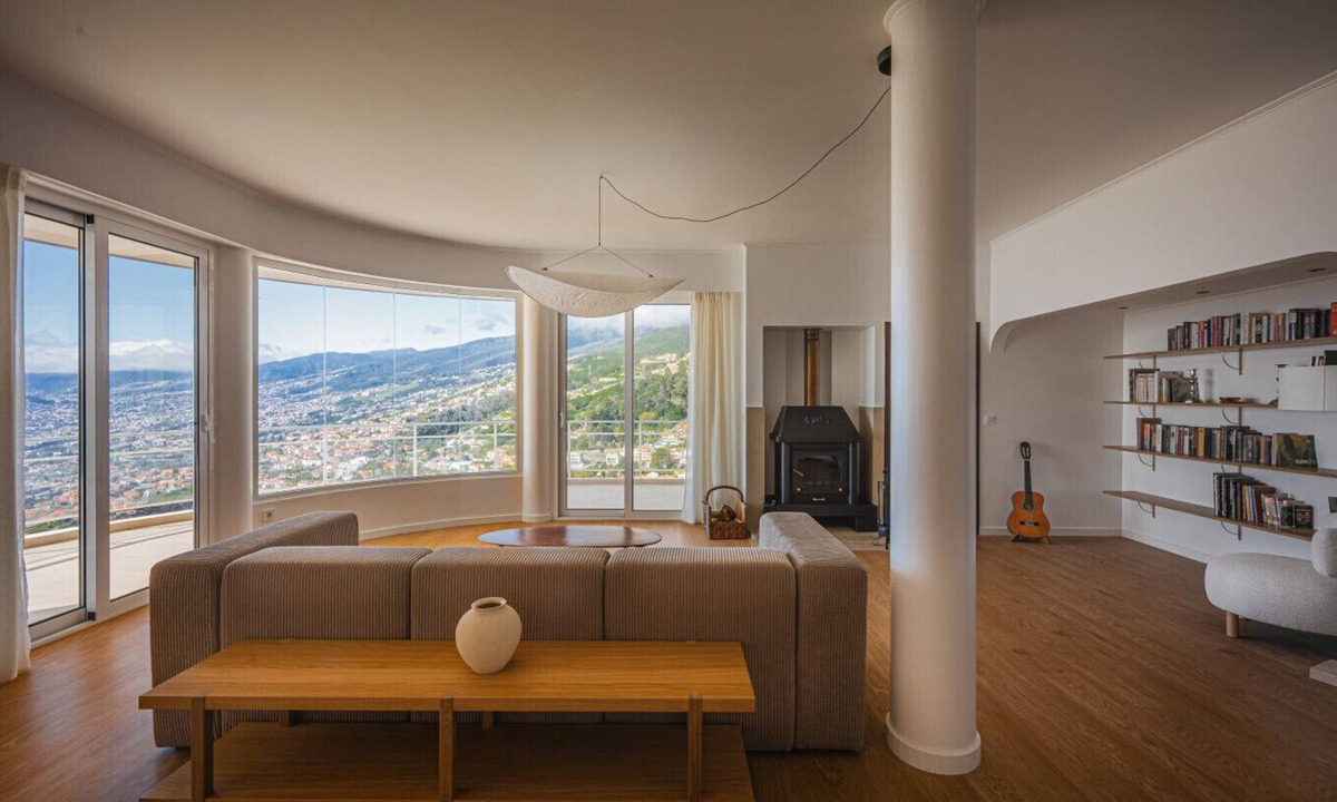 Sao Goncalo Apartment | Sky Loft: Ocean Views, Private Fireplace & Pool