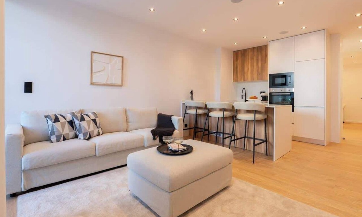 Bonfim Apartment | Urban Terrace & Stylish Living Spaces by HostWise