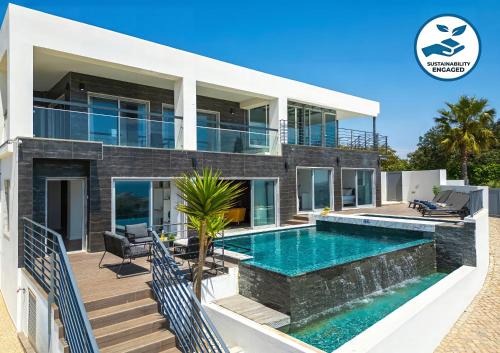 Cerro de Aguia Villa | Villa Tahiti - com Vista Mar, Piscina Infinita e Jacuzzi em Albufeira