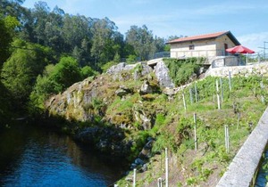 Stone House by Caima River with Pool