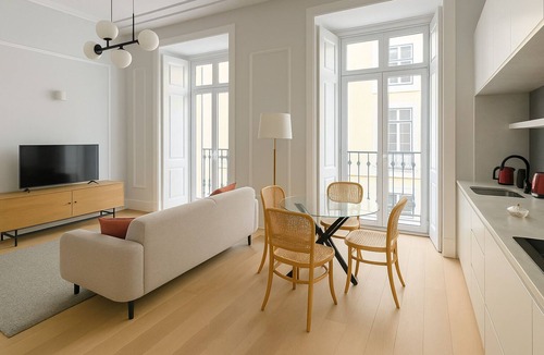 Chiado Apartment | 2bed flat with Balcony in Central Lisbon