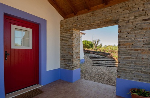 Santiago do Cacem Cottage | Ares do Monte - Rural Tourism - Suite Rosmaninho with Pool View