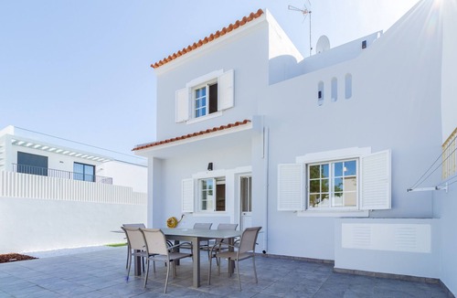 Monte Raposo House | Casa Margarida mit Meerblick und Garten