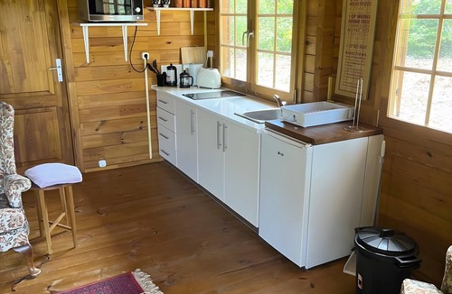 Caldas da Rainha Ski Chalet | Chalet 'Orange Lodge' with Shared Pool, Private Terrace and Wi-Fi