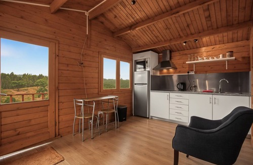Caldas da Rainha Ski Chalet | Chalet 'Valley View' with Shared Pool, Shared Garden and Wi-Fi