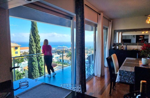 Sao Pedro Apartment | Cool Spacious Home with Panoramic Ocean Views
