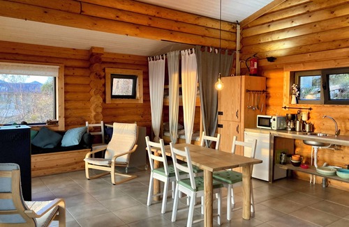 Molares Ski Chalet | Cozy accommodation with hot tub with panoramic views of mountain and valley