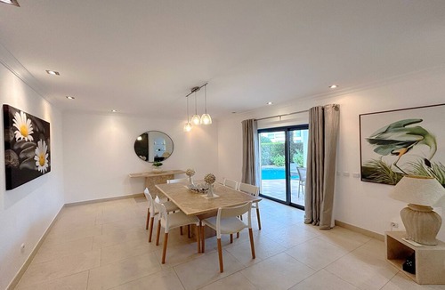 Porto de Mos House | Deluxe 3 Bedroom Villa w/Heated Pool, Walking distance to Beach, Wifi, A/C