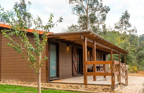Branca Ski Chalet | Homerez - Chalet for 6 ppl. with shared pool at Branca - Albergaria-a-Velha