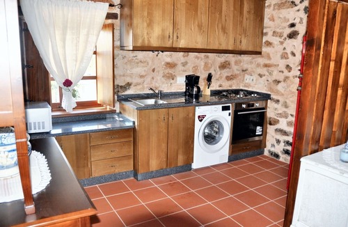Salsas House | Homerez - Charming House in Parada + Fireplace, Garden