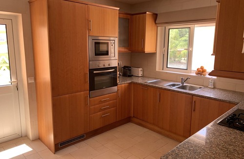 Salicos Villa | Large detached three bedroom villa with heated infinity pool and BBQ area.