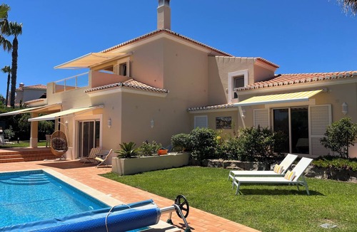 Salicos Villa | Large detached three bedroom villa with heated infinity pool and BBQ area.