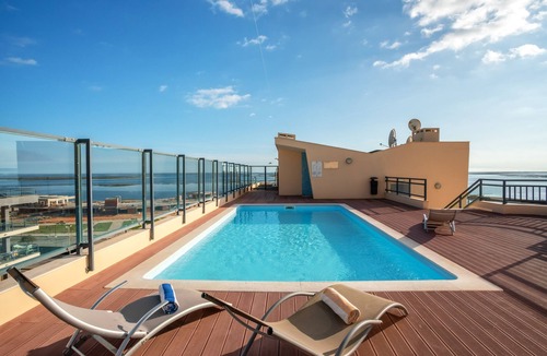 Olhao Apartment | Luxury 1-Bedroom Apartment with Rooftop Pool, Village Marina, Olhão