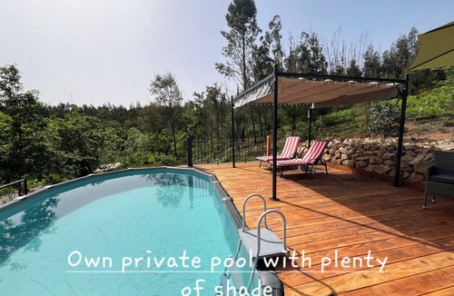 Moitas Apartment | Peace and Tranquility 1 Bedroom Apartment With Large own Private Pool fab Views
