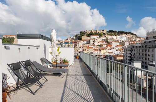 Mouraria Apartment | Penthouse For The City Lovers - Castle View & Parking