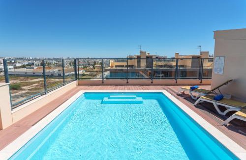 Olhao Apartment | Privilege Apartment Santana with Rooftop Pool, Village Marina - Olhão