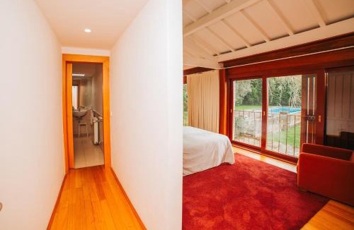 Travassos Hotel | Quarto Duplo com Jardim e Piscina