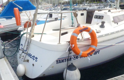 Horta Boat Rental | Sailboat TANTOMAR, moored at Horta Marina, FAIAL ISLAND, AZORES