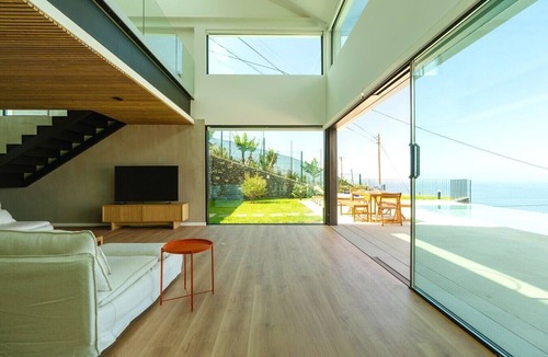 Ribeira Brava Villa | Scandinavian Villa Infinity Pool Ocean view Office with a View
