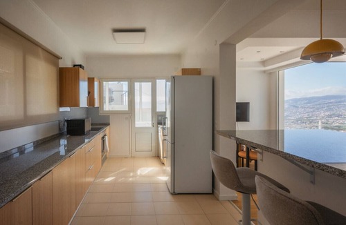 Sao Goncalo Apartment | Sky Loft: Ocean Views, Private Fireplace & Pool