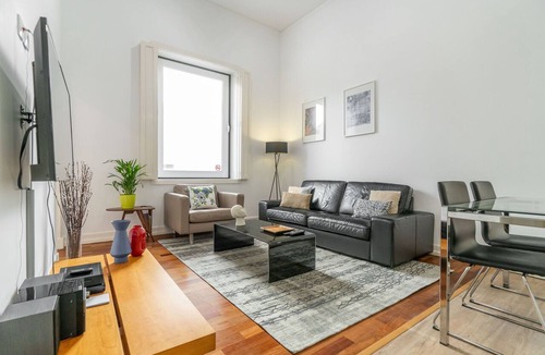 Sacramento Apartment | Spacious 2BR Chiado Family Apt | Full AC, 2 Lifts & Santa Justa Views