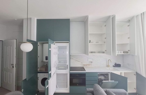 Santo Condestavel Apartment | Studio Lisbon Balcony Elevator AC Parking