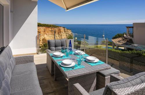 Benagil Villa | Stylish & Modern Carvoeiro Villa 2 Bedrooms Villa Benagil Stunning Views & Roof Terrace With Private Heated Pool Algarve
