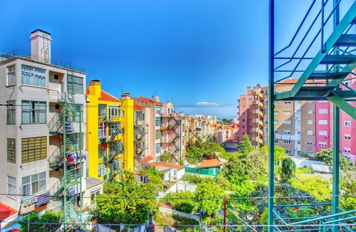 Penha de Franca Apartment | Travel Themed Home | Office Balcony Loft