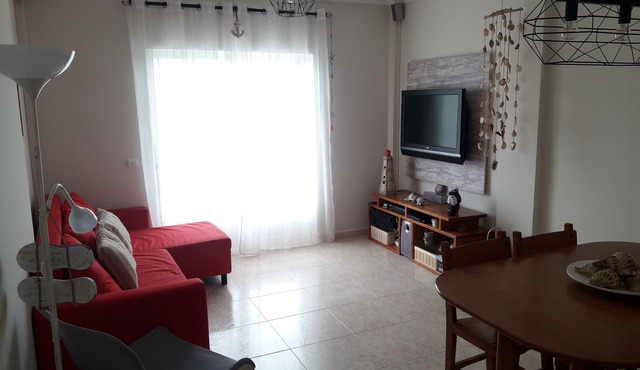 Apartment 500m from the beach with ac and large terrace in Altura