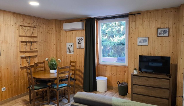 Apartment 'Wood' with Shared Terrace, Wi-Fi and Air Conditioning in Guarda