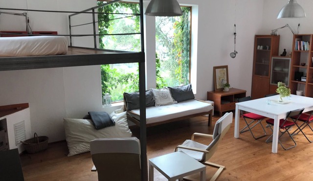 CASA NAS NUVENS - ARTISTS STUDIO. Views to Sintra mountain and Atlantic coast in Penedo
