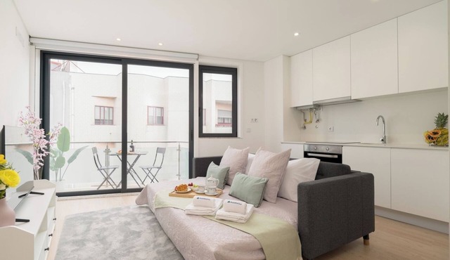 Cozy Studio w/Balcony and Garage by HostWise