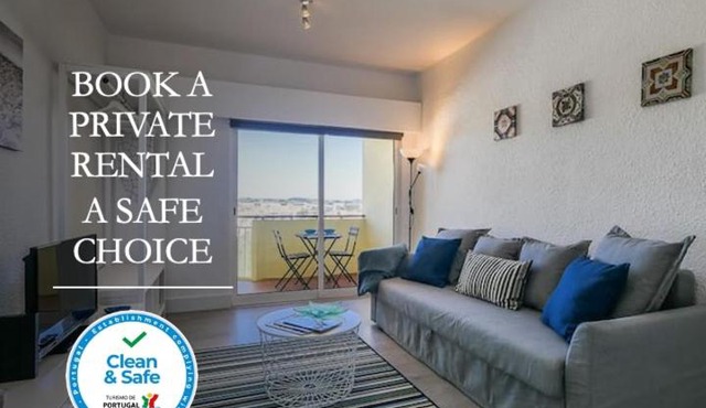 Cozy Studio with balcony and beautiful view in Cascais