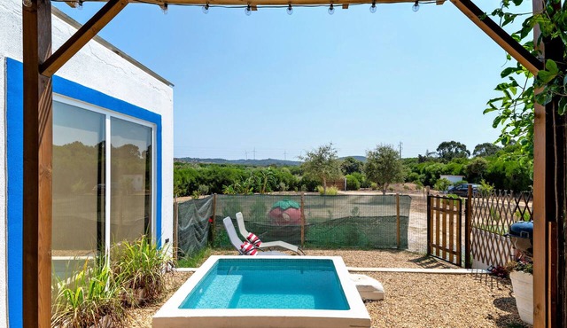 Holiday Home 'Oliveira Brava T2' with Mountain View, Private Pool and Wi-Fi in Porto Covo