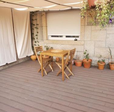 O terraço florido