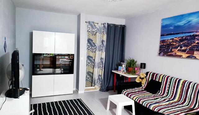 Ocean view 2 bedroom flat in Setubal