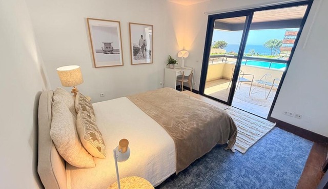 Ocean view one bedroom apartment in Guia, Cascais