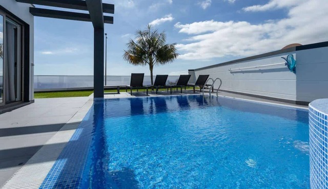 Oceanfront Villa w/Pool, Game Room Near Funchal