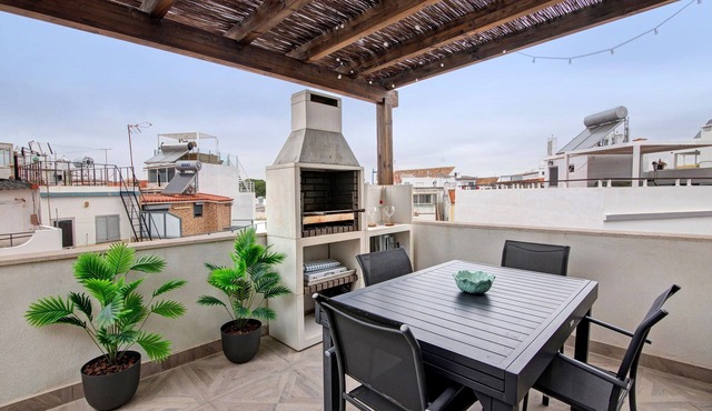Villa Alvor Rooftop with Sea View, Wi-Fi and Air Conditioning in Alvor