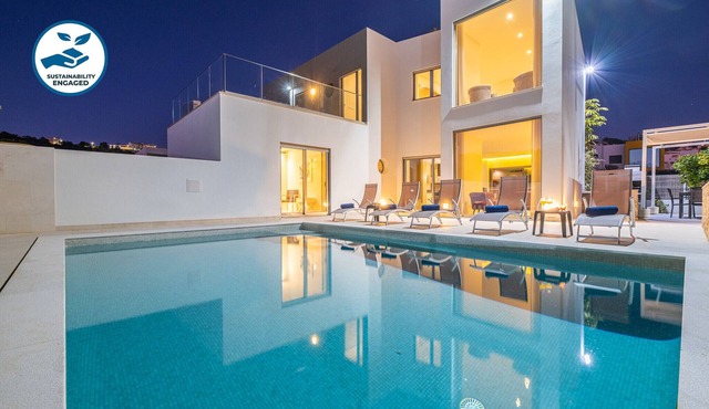 Villa w/heatable pool & BBQ near Albufeira marina