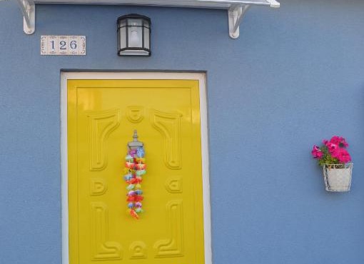 Yellow Door in Ilhavo