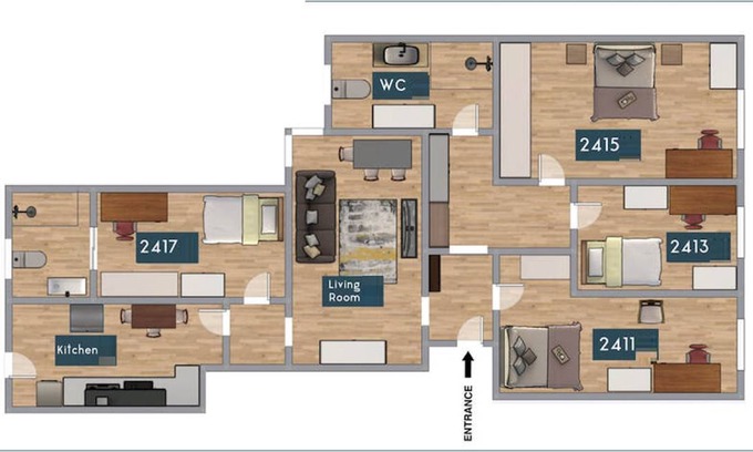 Sao Domingos de Benfica Resort | Private room ∙ 1 bedroom ∙ 1 guest