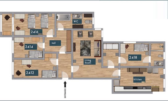 Sao Domingos de Benfica Resort | Private room ∙ 1 bedroom ∙ 1 guest