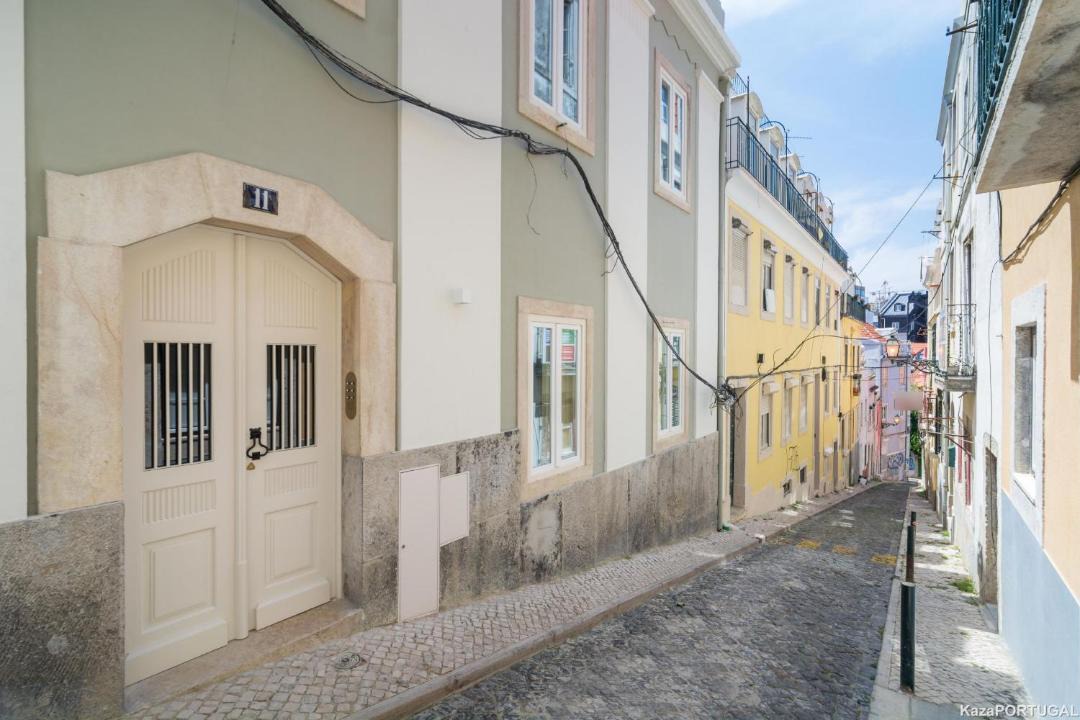 Photo of Buildings in Lisbon Old Town